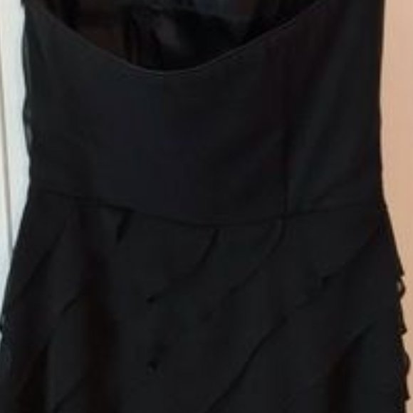 WHBM Strapless Ruffle Dress - Picture 2 of 3